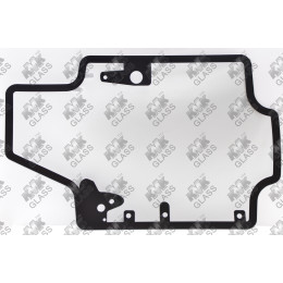 Case "SV250V" | "SV250C" ветровое дверное (под дворник сбоку) (8 отв) (1160*755) (сталинит)