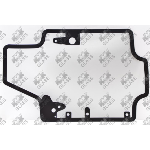 Case "SV250V" | "SV250C" ветровое дверное (под дворник сбоку) (8 отв) (1160*755) (сталинит)